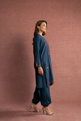 2 Piece  Silk Embroidered Suit (FS0007)